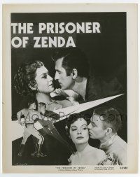 4m690 PRISONER OF ZENDA 9x10.25 still '52 montage of images of Stewart Granger & Deborah Kerr!