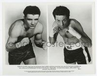4m703 RAGING BULL 8x10.25 still '80 comparison of Robert De Niro & real life boxer Jake LaMotta!