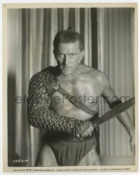 4m780 SPARTACUS 8x10 still '61 classic image of Kirk Douglas in gladiator outfit with sword!