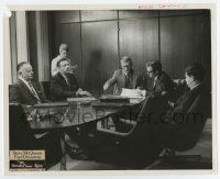 4m828 THOMAS CROWN AFFAIR 8x10 still '68 Steve McQueen in board room discussing plans!