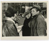 4m847 TWO FOR THE SEESAW candid 8.25x10 still '62 Robert Wise, Robert Mitchum & Shirley MacLaine!