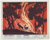 4m003 BAMBI color English FOH LC '42 Walt Disney cartoon deer classic, fleeing the forest fire!