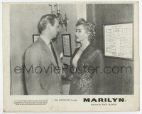 4m582 MARILYN English FOH LC '63 Richard Widmark with Marilyn Monroe from Don't Bother To Knock!