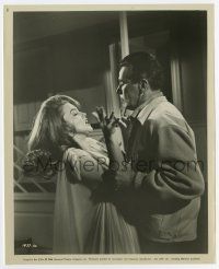 4m516 KITTEN WITH A WHIP 8.25x10.25 still '64 close up John Forsythe fighting with Ann-Margret!