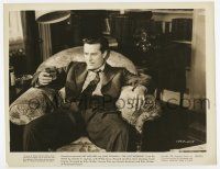 4m557 LOST WEEKEND 8x10.25 still '45 alcoholic Ray Milland with cigarette staring at his drink!