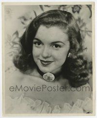 4m585 MARILYN MONROE 8x10.25 still '54 wonderful youthful image w/cameo around her neck from 1947!