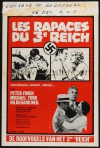 4p397 ENGLAND MADE ME Belgian '73 Peter Finch, Michael York, WWII Nazi Germany, different artwork!