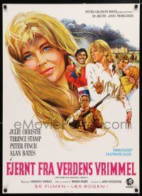 4p759 FAR FROM THE MADDING CROWD Danish '68 Julie Christie, Terence Stamp, Peter Finch!