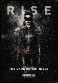 4p114 DARK KNIGHT RISES teaser English 1sh '12 Anne Hathaway as Catwoman, Rise!