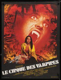 4p196 VAMPIRE CIRCUS French 23x31 '72 Hammer horror, the greatest blood-show on Earth!