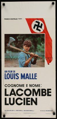 4p541 LACOMBE LUCIEN Italian locandina '74 directed by Louis Malle, French WWII Resistance!