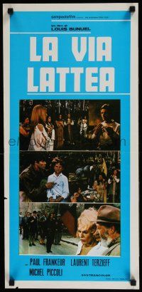 4p550 MILKY WAY Italian locandina R70s Luis Bunuel's La Voie Lactee, Pierre Clementi!