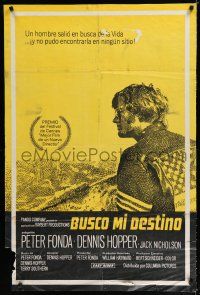 4p212 EASY RIDER Spanish '69 Peter Fonda, motorcycle biker classic directed by Dennis Hopper!