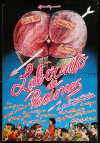 4p231 LABYRINTH OF PASSION Spanish '82 Pedro Almodovar's Laberinto de pasiones, sexy Zulueta art!