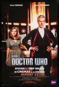 4p106 DOCTOR WHO English tv poster '14 British science fiction TV series, Peter Capaldi!