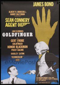 4p053 GOLDFINGER Swedish R67 Sean Connery as James Bond 007, Aberg artwork!