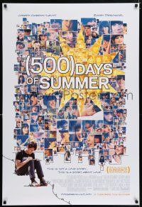 4r012 500 DAYS OF SUMMER advance DS 1sh '09 Joseph Gordon-Levitt, sexy Zooey Deschanel!
