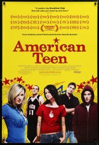 4r045 AMERICAN TEEN DS 1sh '08 Nanette Burstein, Hannah Bailey, Colin Clemens, high school!