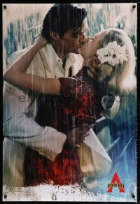 4r057 AUSTRALIA style C teaser DS 1sh '08 Hugh Jackman & Nicole Kidman kissing in the rain!
