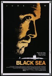 4r092 BLACK SEA advance DS 1sh '14 Jude Law, brave the deep. find the gold. trust no one!