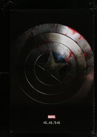 4r127 CAPTAIN AMERICA: THE WINTER SOLDIER teaser DS 1sh '14 cool image of shield!