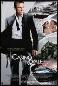 4r132 CASINO ROYALE Spanish/U.S. advance DS 1sh '06 cool images of Daniel Craig as James Bond!