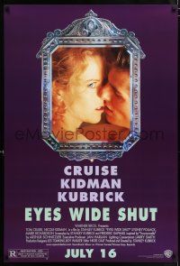 4r250 EYES WIDE SHUT advance DS 1sh '99 Stanley Kubrick, image of Tom Cruise & Nicole Kidman!