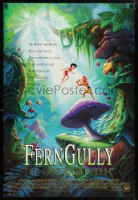 4r258 FERNGULLY 1sh '92 they live in a secret world touched by magic & surrounded by adventure!