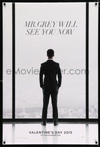 4r263 FIFTY SHADES OF GREY teaser DS 1sh '15 Jamie Dornan in the title role as Christian Grey!