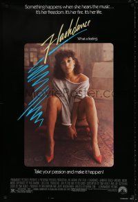 4r269 FLASHDANCE 1sh '83 sexy dancer Jennifer Beals, take your passion and make it happen!