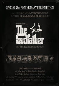 4r303 GODFATHER foil heavy stock 1sh R97 Marlon Brando & Al Pacino in Coppola's crime classic!
