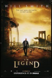 4r371 I AM LEGEND teaser DS 1sh '07 Will Smith is the last man on Earth, and he's not alone!