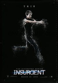 4r386 INSURGENT teaser DS 1sh '15 The Divergent Series, cool image of Shailene Woodley as Tris!