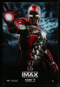 4r395 IRON MAN 2 IMAX teaser DS 1sh '10 Marvel, directed by Favreau, Robert Downey Jr in title role