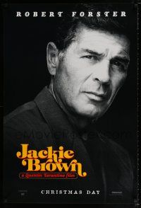 4r398 JACKIE BROWN teaser 1sh '97 Quentin Tarantino, close-up of Robert Forster!