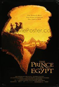 4r610 PRINCE OF EGYPT 1sh '98 Dreamworks cartoon, image of Moses on chariot overlooking city!
