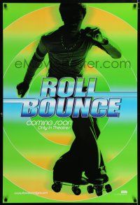 4r666 ROLL BOUNCE teaser 1sh '05 Bow Wow, Chi McBride, cool roller skating disco art!