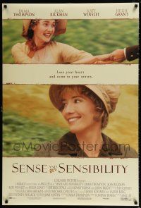 4r685 SENSE & SENSIBILITY DS 1sh '95 Ang Lee, Emma Thompson, Kate Winslet, Alan Rickman