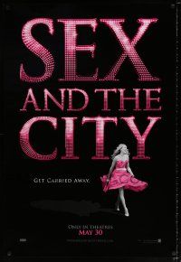 4r688 SEX & THE CITY teaser DS 1sh '08 directed by Michael Patrick King, Sarah Jessica Parker