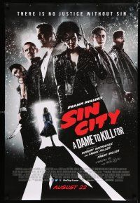 4r706 SIN CITY A DAME TO KILL FOR advance DS 1sh '14 super-sexy Eva Green has been especially bad!