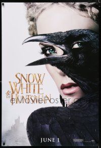 4r714 SNOW WHITE & THE HUNTSMAN June 1 teaser 1sh '12 sexy Charlize Theron, clever design!