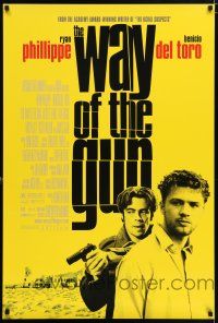 4r825 WAY OF THE GUN DS 1sh '00 cool image of Ryan Phillippe and Benicio Del Toro!