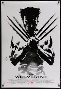 4r835 WOLVERINE revised style B advance DS 1sh '13 Hugh Jackman in title role by Suren Galadjian!