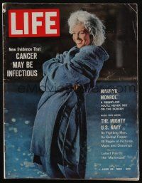 4s164 LIFE MAGAZINE magazine June 22, 1962 Marilyn Monroe's skinny-dip you'll never seen on screen!