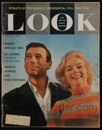 4s161 LOOK magazine July 5, 1960 sexy Marilyn Monroe & Yves Montand by Jerome Zerbe!