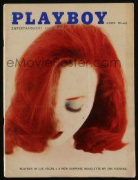 4s215 PLAYBOY magazine Mar 1960 great Ian Fleming novelette, Charlie Chaplin article, naked girls!