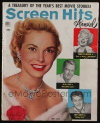 4s156 SCREEN HITS ANNUAL magazine '54 Marilyn Monroe, Janet Leigh, Alan Ladd, Tony Curtis!
