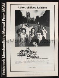 4s509 HOUSE OF DARK SHADOWS pressbook '70 how vampires do it, a bizarre act of unnatural lust!