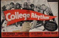 4s392 COLLEGE RHYTHM pressbook '34 Joe Penner, Helen Mack and Jack Oakie singing & dancing!