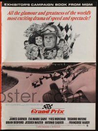 4s485 GRAND PRIX pressbook '67 Formula One race car driver James Garner, John Frankenheimer